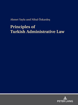 cover image of Principles of Turkish Administrative Law
